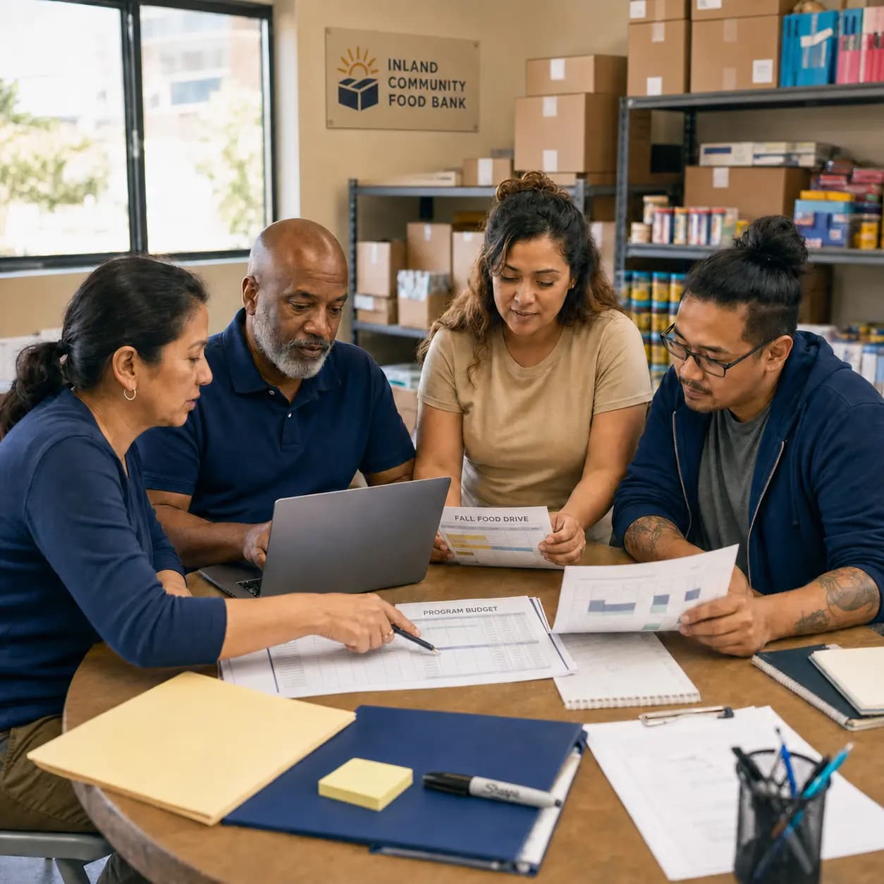 Nonprofit staff and volunteers at work in California, representing the organizations G&S Accountancy files Form 990, Form 199, and RRF-1 for.