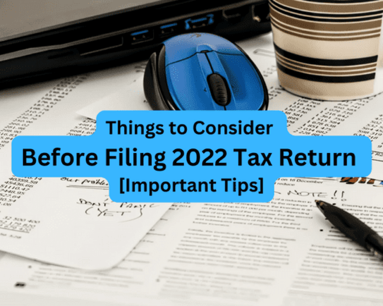Things to Consider Before Filing 2022 Tax Return [Important Tips]