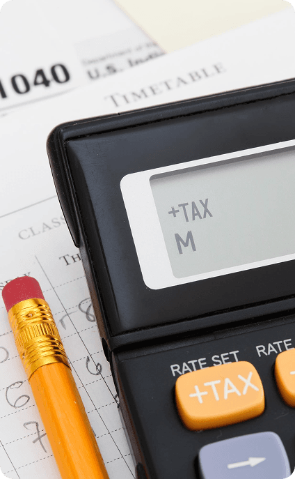 Tax planning documents and calculator